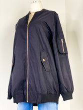Load image into Gallery viewer, Maverick Oversized Bomber Jacket