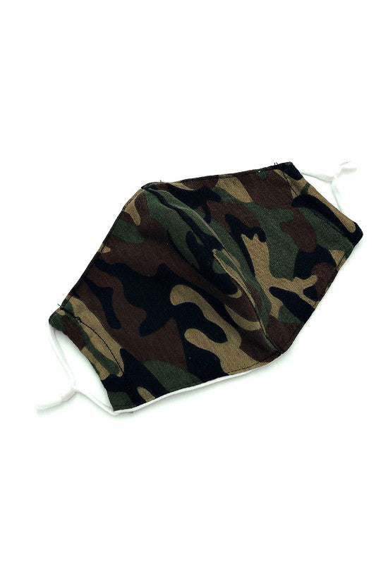 Camouflage Adult Mask