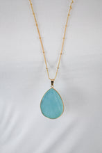 Load image into Gallery viewer, Milly Teardrop Stone Pendant Necklace
