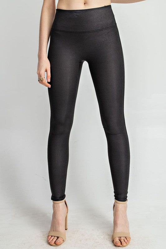 Good Times Faux Leather Leggings