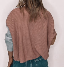 Load image into Gallery viewer, Spring Fling Color-Block Sweater
