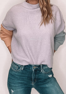 Spring Fling Color-Block Sweater