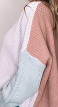 Load image into Gallery viewer, Spring Fling Color-Block Sweater
