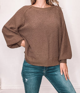 Mocha Love Knit Sweater