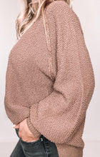 Load image into Gallery viewer, Mocha Love Knit Sweater
