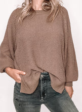 Load image into Gallery viewer, Mocha Love Knit Sweater
