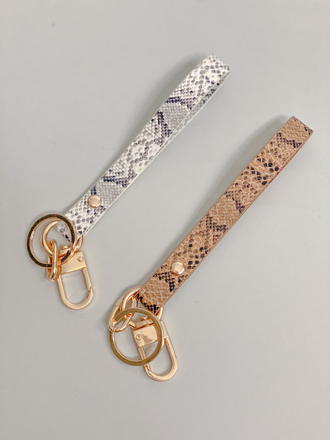 Snake Skin Wristlet Keychain