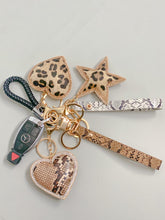 Load image into Gallery viewer, Snake Skin Wristlet Keychain
