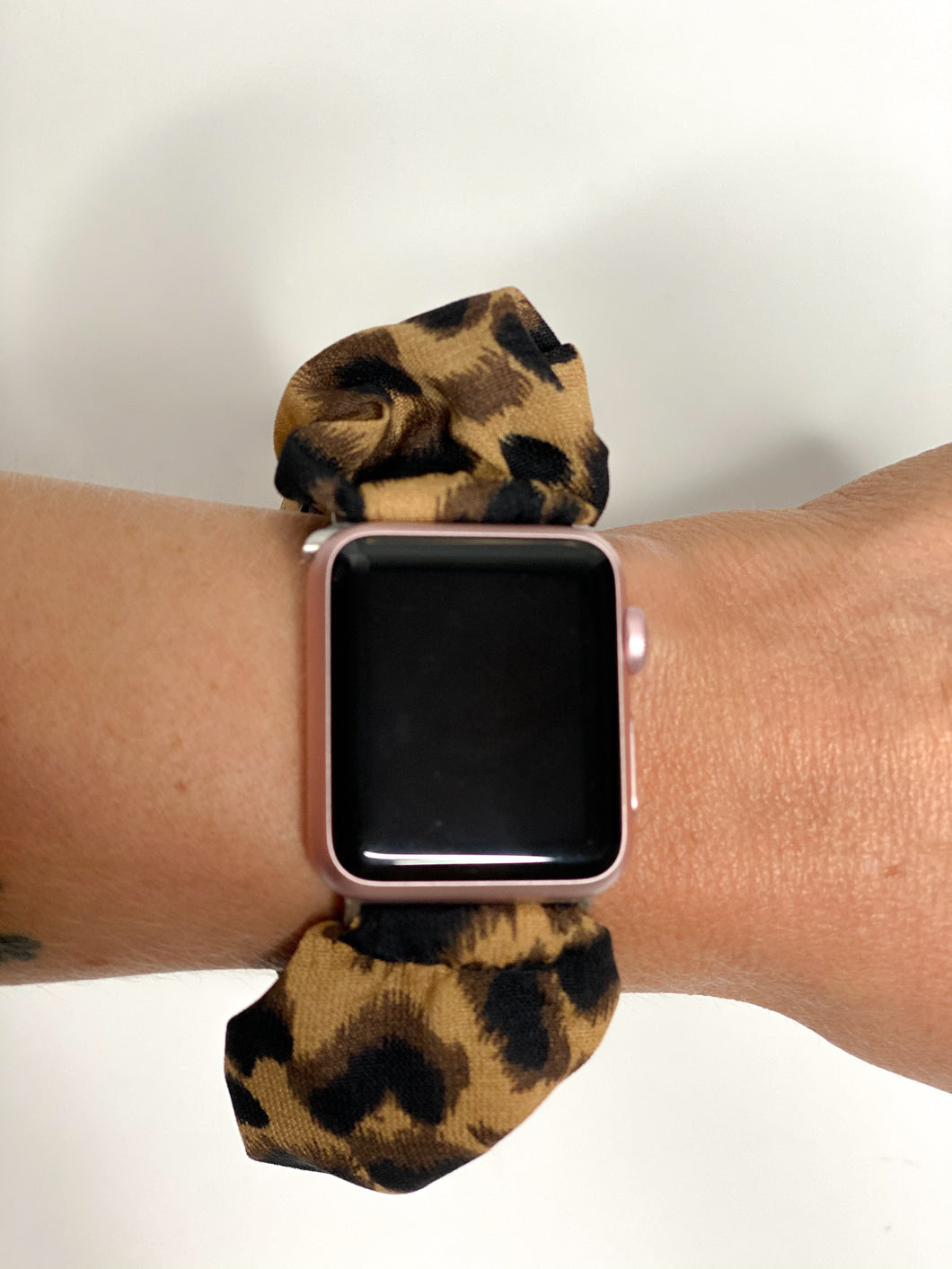 Leopard Scrunchie Watchband