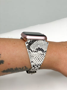 WhiteSnake Apple Watchband