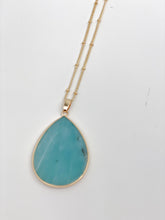 Load image into Gallery viewer, Milly Teardrop Stone Pendant Necklace
