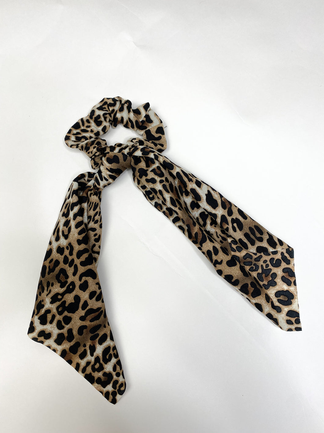 Leopard Scarf Scrunchie