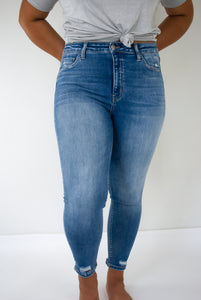 Malibu Nights Super High Rise Crop Skinny Jeans