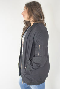 Maverick Oversized Bomber Jacket